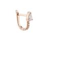 Carbon & Hyde Women's Serpent Huggie Hoops - Rose Gold