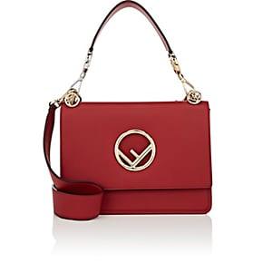 Fendi Women's Kan I Shoulder Bag - Red