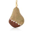 Cvc Stones Women's Pear Double-sided Charm-red