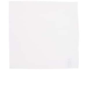 Simonnot Godard Men's Striped-border Slub Handkerchief-white