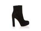 Gianvito Rossi Women's Brook Suede Platform Ankle Boots