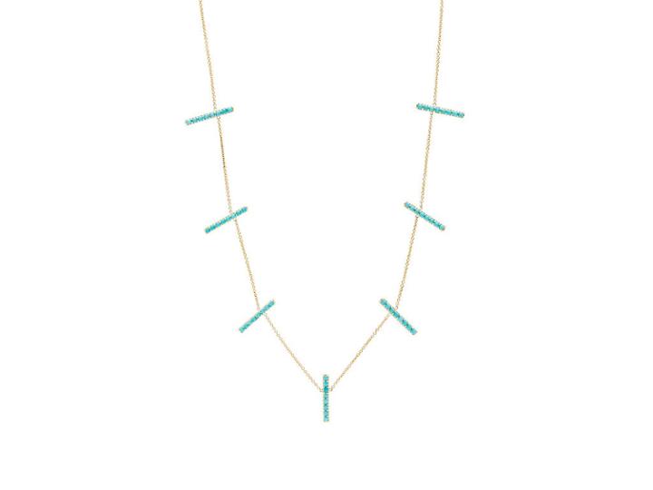 Jennifer Meyer Women's Long Cross Bar Necklace