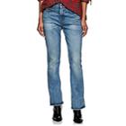 R13 Women's Caddy Mid-rise Crop Jeans-md. Blue