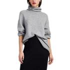 The Row Women's Mandel Cashmere-blend Oversized Sweater - Gray