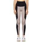 Live The Process Women's Geometric Colorblocked Jersey Leggings - Neutral