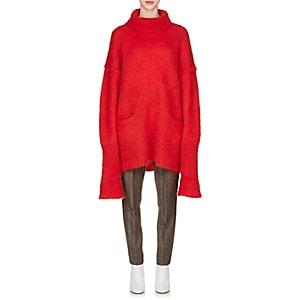 Maison Margiela Women's Mohair-blend Turtleneck Sweater-red