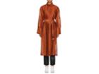 Akira Naka Women's Pleated Organza Robe Coat