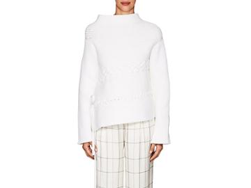 The Row Women's Alys Cotton-blend Asymmetric Sweater