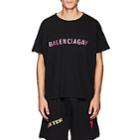 Willy Chavarria Men's Balenciagay Cotton T-shirt-black