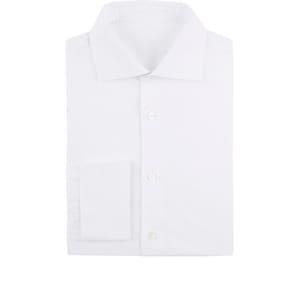 Uman Men's Tonal-striped Shirt-white