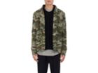 Mr & Mrs Italy Men's Fur-lined Camouflage Cotton Field Jacket