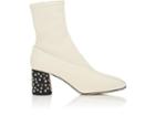Helmut Lang Women's Studded-heel Leather Ankle Boots