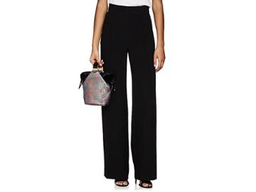 Lisa Perry Women's Ponte Wide-leg Trousers