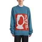 Oamc Men's Bleach-graphic Fuzzy-knit Alpaca-blend Sweater