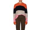 A.l.c. Women's Colorblocked Wool-blend Crewneck Sweater
