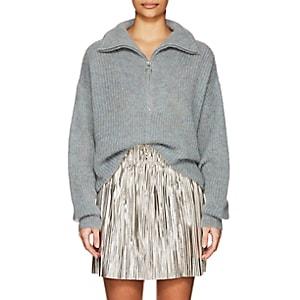 Isabel Marant Toile Women's Cyclan Mohair-blend Oversized Sweater-blue