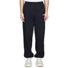 Balenciaga Men's Logo Cotton-blend Oversized Sweatpants-navy
