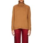 Barneys New York Women's Cashmere Turtleneck Sweater-camel