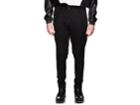 Givenchy Men's Belted Wool Twill Carrot-leg Trousers