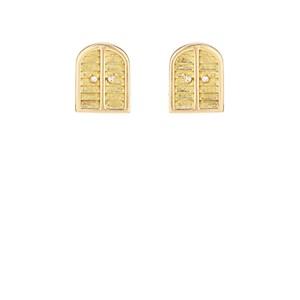 Brent Neale Women's Door Mini-stud Earrings-gold