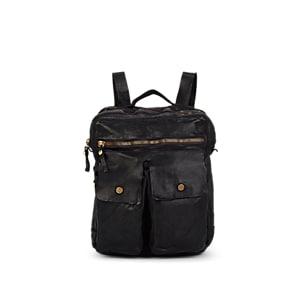 Campomaggi Men's Leather Backpack - Black