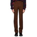 Calvin Klein 205w39nyc Men's Striped Wool Trousers-brown