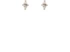 Sara Weinstock Women's White Diamond Stud Earrings