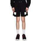 Givenchy Men's Reflective-detailed Cotton French Terry Shorts - Black