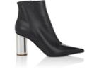 Proenza Schouler Women's Mirrored-heel Leather Ankle Boots