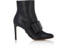 Valentino Women's Half-bow Leather Ankle Boots