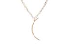 Feathered Soul Women's #crescent Pendant Necklace