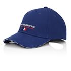Vetements Men's Haute Couture-embroidered Cotton Baseball Hat-blue