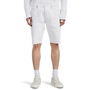 Frame Men's L'homme Cutoff Denim Shorts - White