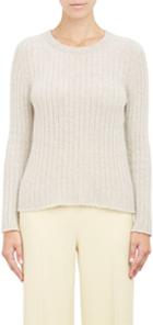 The Row Ribbed Milo Sweater-colorless