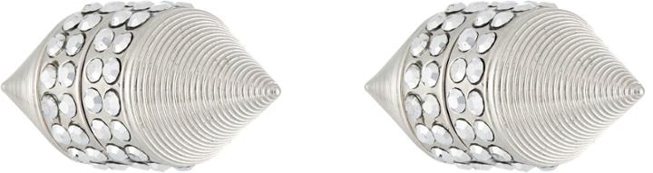Givenchy Double-sided Cone Stud Earrings-colorless
