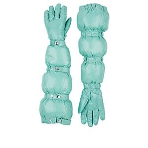 1 Moncler Pierpaolo Piccioli Women's Down-filled Long Gloves - Green