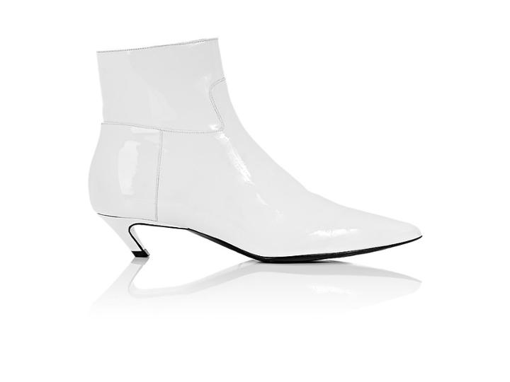 Balenciaga Women's Broken Heel Patent Leather Ankle Boots