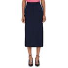 Calvin Klein 205w39nyc Women's Colorblocked Piqu Pencil Skirt-marine