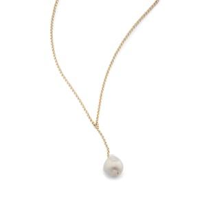 Nina Kastens Women's Crumb Necklace - Pearl