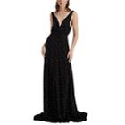 Azeeza Women's Upton Jewel-embellished Silk Wrap Gown - Black