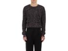 Robert Geller Men's Leopard-jacquard Cotton-silk Sweater