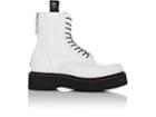 R13 Women's Women's Single Stack Patent Leather Lace-up Boots