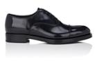 Prada Men's Perforated-detail Spazzolato Leather Balmorals