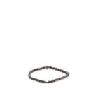 Luis Morais Men's Mixed-gemstone Beaded Bracelet - Gray
