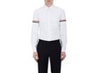 Thom Browne Men's Stripe-appliqud Cotton Shirt