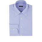 Sartorio Men's Striped Cotton Button-down Dress Shirt - Lt. Blue