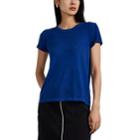 Rag & Bone Women's Slub Cotton T-shirt - Blue
