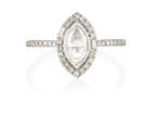 Zoe Women's Multi-shaped White Diamond Ring