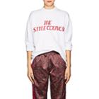 Opening Ceremony Women's The Style Council Cotton Sweatshirt-white