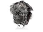 Crown Cap Men's Fur & Leather Trapper Hat